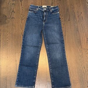 Frame Denim Le Sleek Straight Blue Jeans